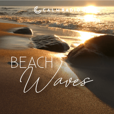Calm Radio beach waves white noise online nature sounds channel